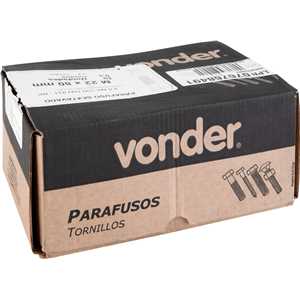 Parafuso sextavado 8.8, 22 mm x 80 mm, MA, rosca parcial, DIN 931, VONDER