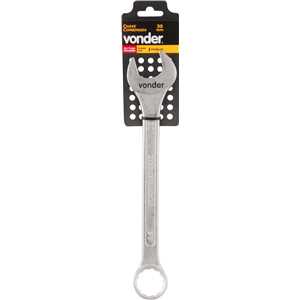 Chave combinada 30 mm, aço cromo vanádio, reta, VONDER
