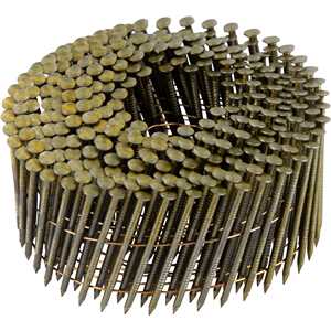 Prego coil anelado, 2,1 mm x 45 mm, polido, carretel com 300 unidades, para o pregador PP 550, VONDER