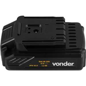 Bateria 12,0 V, íons de lítio, para parafusadeira, furadeira, PFV 012, VONDER