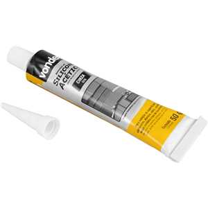 Borracha de silicone acético, cinza, 50 g, VONDER
