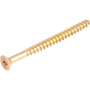 Parafuso madeira chipboard, cabeça chata, fenda cruzada/phillips, 4,0 mm x 50,0 mm, VONDER