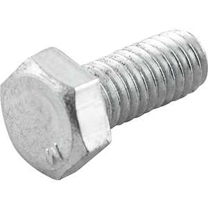 Parafuso sextavado zincado 5/16" x 3/4", UNC, rosca total, VONDER