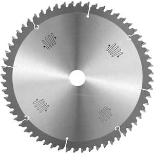Lâmina de serra circular com dentes de metal duro, 185 mm x 20 mm, com 60 dentes, para MDF, VONDER