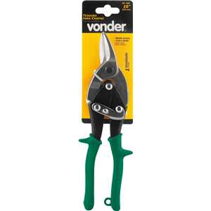 Tesoura 10", para chapas, modelo aviação, corte à direita, VD 10D, VONDER