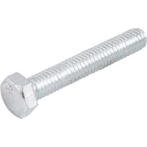 Parafuso sextavado zincado 5/16" x 2", UNC, rosca total, VONDER