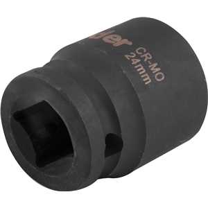 Soquete sextavado de impacto, encaixe de 1/2" x 24,0 mm, VONDER