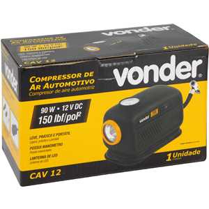 Compressor de ar automotivo, CAV 12, 12 V, VONDER