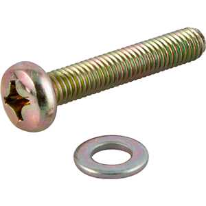 Parafuso com arruela para suporte de TV, M6 x 35 mm, VONDER