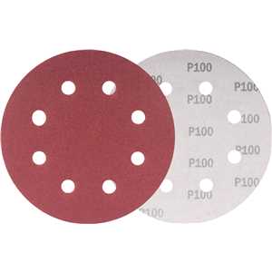 Disco de lixa com costado em pluma 180 mm, grão 100, para a lixadeira LPV 750, VONDER