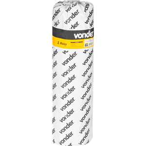 Lona plástica preta, 8 m x 100 m, 80 kg, VONDER