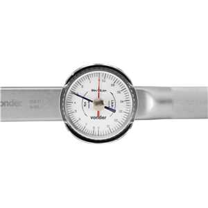 Torquímetro de relógio, encaixe de 1/4", 0 - 8 N.m, VONDER