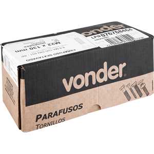 Parafuso sextavado 8.8, 22 mm x 130 mm, MA, rosca parcial, DIN 931, VONDER