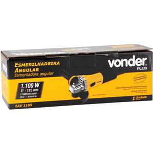 Esmerilhadeira angular 5", 1.100 W, 220 V~, EAV 1105 VONDER PLUS