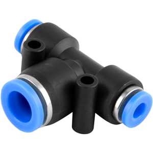 Conexão rápida tipo T de redução, com 1 entrada de 6,0 mm e 2 entradas de 4,0 mm, VONDER