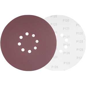 Disco de lixa com costado em pluma 225 mm, grão 120, para as lixadeiras LPV 400B, LPV 600, LPV 925, LPV 950B e LPV 1000, VONDER