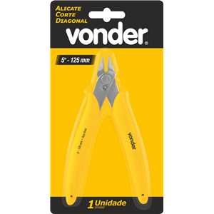 Alicate corte diagonal 5", corte rente, VONDER