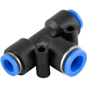 Conexão rápida tipo T de redução, com 1 entrada de 10,0 mm e 2 entradas de 8,0 mm, VONDER