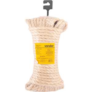 Corda de sisal 10 mm x 15 m, 3 pernas, VONDER