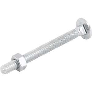 Parafuso francês zincado, 3/16" x 2", com porca, VONDER