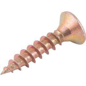 Parafuso madeira chipboard, cabeça chata, fenda cruzada/pozidrive, 6,0 mm x 30,0 mm, VONDER