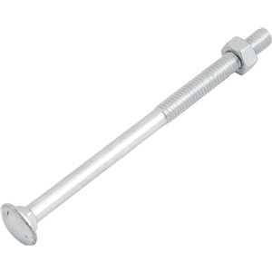 Parafuso francês zincado, 5/16" x 5", com porca, VONDER
