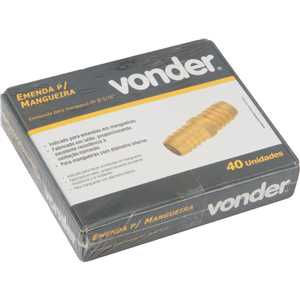 Emenda para mangueira 3/8", VONDER