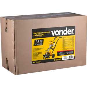 Motocultivador a gasolina 1,9 cv/hp, MCV 190, VONDER