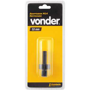 Adaptador rosca M14, encaixe sextavado 8,0 mm, VONDER