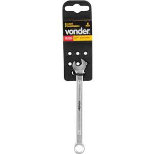 Chave combinada 8 mm, aço cromo vanádio, reta, VONDER