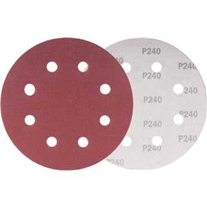 Disco de lixa com costado em pluma 180 mm, grão 240, para a lixadeira LPV 750, VONDER