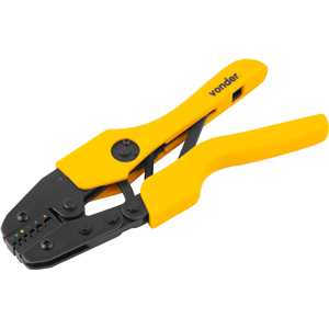 Alicate prensa terminais, tubular, 0,5 mm² a 6,0 mm²,  AP 054, VONDER
