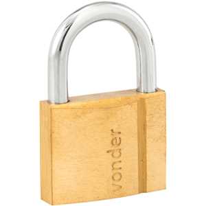 Cadeado de latão 35 mm, encartelado, VONDER