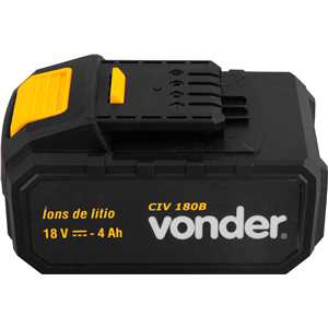 Bateria 18 V, íons de lítio, 4 A.h, para CIV 180B, VONDER