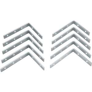 Cantoneira para cortina, 6 cm x 8 cm, zincada, VONDER
