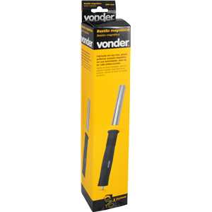 Bastão magnético em inox, 25 mm x 390 mm, VONDER