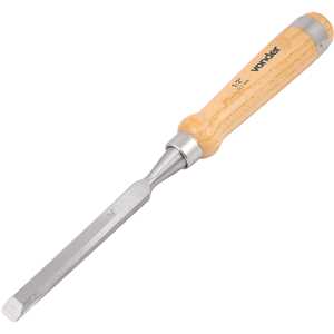 Formão chanfrado reto 1/2", com cabo em madeira, VONDER