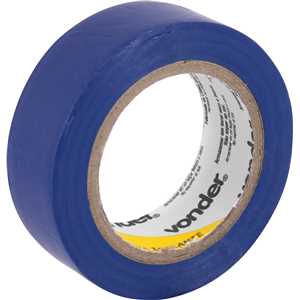 Fita isolante, 19 mm x 10 m, azul, VONDER