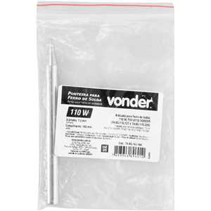 Ponteira cônica para Ferro de Solda, 110 W, FSV 0110 VONDER