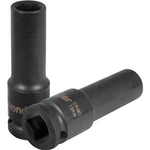 Soquete sextavado longo de impacto, 13 mm, encaixe de 1/2", VONDER