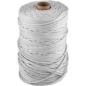 Corda multifilamento trançada, 5 mm x 297 m, branca, VONDER