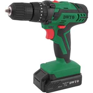 Parafusadeira/furadeira de impacto a bateria, 12 V, fonte bivolt automática, jogo com 74 acessórios, PFD 074 DWT