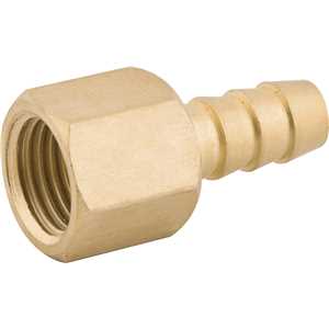 Espigão rosca fêmea de 1/4" NPT com escama de 3/8", cartela com 3 peças, VONDER