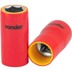 Soquete sextavado isolado, encaixe de 1/2", 16,0 mm, IEC60900, VONDER
