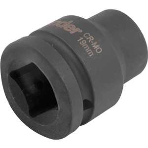 Soquete sextavado de impacto, encaixe de 3/4" x 19,0 mm, VONDER