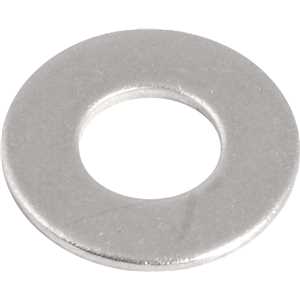 Arruela lisa 1/4", inox, VONDER