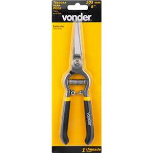 Tesoura para poda, 8", bico reto, VONDER