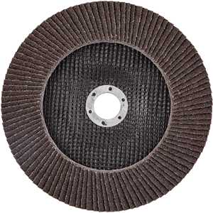Flap-disc, disco de desbaste/acabamento, 7" - 180 mm, reto, grão 60, NOVE54