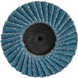 Flap-disc, disco de desbaste/acabamento, 2" - 50 mm, óxido de zircônio grão 80, para sistema de encaixe rápido, VONDER
