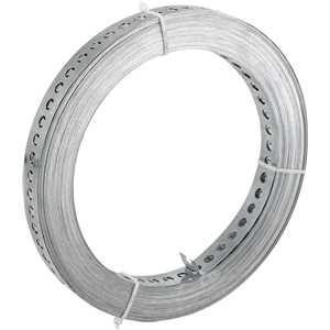 Fita de aço perfurada 19 mm x 0,40 mm x 30 m VONDER
